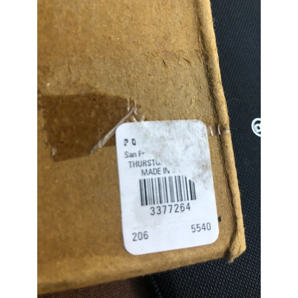 Pottery Barn Thurston Serving Slotted Spoon Silver Chrome w/Box